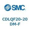 CDLQF20-20DM-F ロック付薄形シリンダ/複動・片ロッド(オートスイッチ付) CDLQF20 SMC 52047694