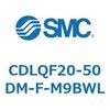 CDLQF20-50DM-F-M9BWL ロック付薄形シリンダ/複動・片ロッド(オートスイッチ付) CDLQF20 SMC 52047746