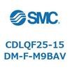 CDLQF25-15DM-F-M9BAV ロック付薄形シリンダ/複動・片ロッド(オートスイッチ付) CDLQF25 SMC 52047807