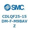 CDLQF25-15DM-F-M9BAVZ ロック付薄形シリンダ/複動・片ロッド(オートスイッチ付) CDLQF25 SMC 52047816