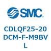 CDLQF25-20DCM-F-M9BVL ロック付薄形シリンダ/複動・片ロッド(オートスイッチ付) CDLQF25 SMC 52047834