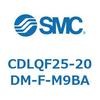 CDLQF25-20DM-F-M9BA ロック付薄形シリンダ/複動・片ロッド(オートスイッチ付) CDLQF25 SMC 52047852