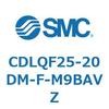 CDLQF25-20DM-F-M9BAVZ ロック付薄形シリンダ/複動・片ロッド(オートスイッチ付) CDLQF25 SMC 52047877