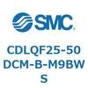 CDLQF25-50DCM-B-M9BWS ロック付薄形シリンダ/複動・片ロッド(オートスイッチ付) CDLQF25 SMC 52047956