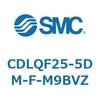 CDLQF25-5DM-F-M9BVZ ロック付薄形シリンダ/複動・片ロッド(オートスイッチ付) CDLQF25 SMC 52047983