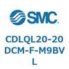 CDLQL20-20DCM-F-M9BVL ロック付薄形シリンダ/複動・片ロッド(オートスイッチ付) CDLQL20 SMC 52052113