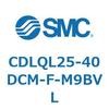 CDLQL25-40DCM-F-M9BVL ロック付薄形シリンダ/複動・片ロッド(オートスイッチ付) CDLQL25 SMC 52052366