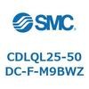CDLQL25-50DC-F-M9BWZ ロック付薄形シリンダ/複動・片ロッド(オートスイッチ付) CDLQL25 SMC 52052384