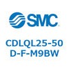 CDLQL25-50D-F-M9BW ロック付薄形シリンダ/複動・片ロッド(オートスイッチ付) CDLQL25 SMC 52052402