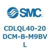 CDLQL40-20DCM-B-M9BVL ロック付薄形シリンダ/複動・片ロッド(オートスイッチ付) CDLQL40 SMC 52053583