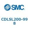 CDLSL200-998 ロック付シリンダ/複動・片ロッド(オートスイッチ付) CDLSL200 SMC 52061931