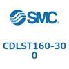 CDLST160-300 ロック付シリンダ/複動・片ロッド(オートスイッチ付) CDLST160 SMC 52062586