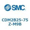 CDM2B25-75Z-M9B エアシリンダ/標準形：複動・片ロッド CDM2B25-75 SMC 52082956