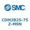 CDM2B25-75Z-M9N エアシリンダ/標準形：複動・片ロッド CDM2B25-75 SMC 52082965