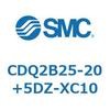 CDQ2B25-20+5DZ-XC10 薄形シリンダ CDQ2B25-20 SMC 52284967