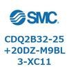 CDQ2B32-25+20DZ-M9BL3-XC11 薄形シリンダ CDQ2B32-25 SMC 52316512
