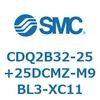 CDQ2B32-25+25DCMZ-M9BL3-XC11 ���`�V�����_ CDQ2B32-25 SMC 52316634