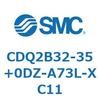 CDQ2B32-35+0DZ-A73L-XC11 薄形シリンダ CDQ2B32-35 SMC 52324176