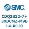 CDQ2B32-7+30DCMZ-M9BL4-XC10 薄形シリンダ CDQ2B32-7 SMC 52339393