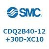 CDQ2B40-12+30D-XC10 薄形シリンダ CDQ2B40-12 SMC 52354181