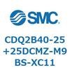 CDQ2B40-25+25DCMZ-M9BS-XC11 ���`�V�����_ CDQ2B40-25 SMC 52363087
