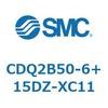 CDQ2B50-6+15DZ-XC11 薄形シリンダ CDQ2B50-6 SMC 52420103