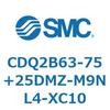 CDQ2B63-75+25DMZ-M9NL4-XC10 ���`�V�����_ CDQ2B63-75 SMC 52455304