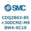 CDQ2B63-85+30DCMZ-M9BW4-XC10 薄形シリンダ CDQ2B63-85 SMC 52458427