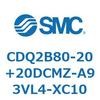 CDQ2B80-20+20DCMZ-A93VL4-XC10 ���`�V�����_ CDQ2B80-20 SMC 52466312