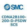 CDNA2B100-200-D-P5DWSCS ロック付シリンダ/複動・片ロッド(オートスイッチ付) CDNA2B100 SMC 52590027