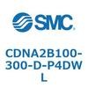CDNA2B100-300-D-P4DWL ロック付シリンダ/複動・片ロッド(オートスイッチ付) CDNA2B100 SMC 52590167