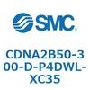 CDNA2B50-300-D-P4DWL-XC35 ロック付シリンダ/複動・片ロッド(オートスイッチ付) CDNA2B50 SMC 52591567