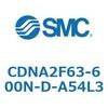 CDNA2F63-600N-D-A54L3 ロック付シリンダ/複動・片ロッド(オートスイッチ付) CDNA2F63-6 SMC 52614694