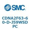 CDNA2F63-60-D-J59WSDPC ロック付シリンダ/複動・片ロッド(オートスイッチ付) CDNA2F63-6 SMC 52614703