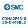 CDNA2F63-650-D-M9BL3 ロック付シリンダ/複動・片ロッド(オートスイッチ付) CDNA2F63-6 SMC 52614773