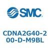 CDNA2G40-200-D-M9BL ロック付シリンダ/複動・片ロッド(オートスイッチ付) CDNA2G40 SMC 52620461