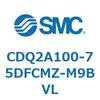 CDQ2A100-75DFCMZ-M9BVL 薄形シリンダ CDQ2A100-7 SMC 52666722