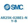 AR25K-02BE1-NY-B 逆流機能付レギュレータ AR□□K-Bシリーズ AR25K SMC 52730659