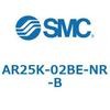 AR25K-02BE-NR-B 逆流機能付レギュレータ AR□□K-Bシリーズ AR25K SMC 52730677