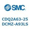CDQ2A63-25DCMZ-A93LS 薄形シリンダ CDQ2A63-25 SMC 52780147