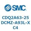 CDQ2A63-25DCMZ-A93L-XC4 薄形シリンダ CDQ2A63-25 SMC 52780156