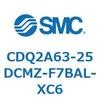 CDQ2A63-25DCMZ-F7BAL-XC6 薄形シリンダ CDQ2A63-25 SMC 52780201