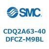 CDQ2A63-40DFCZ-M9BL 薄形シリンダ CDQ2A63-40 SMC 52784207