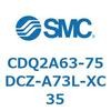CDQ2A63-75DCZ-A73L-XC35 薄形シリンダ CDQ2A63-75 SMC 52788434