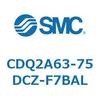 CDQ2A63-75DCZ-F7BAL 薄形シリンダ CDQ2A63-75 SMC 52788486