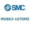 MUB63-107DMZ プレートシリンダ/複動：片ロッド MUシリーズ MUB63 SMC 52789784