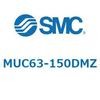 MUC63-150DMZ プレートシリンダ/複動：片ロッド MUシリーズ MUC63 SMC 52791498