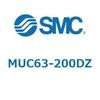 MUC63-200DZ プレートシリンダ/複動：片ロッド MUシリーズ MUC63 SMC 52791586