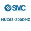 MUC63-200DMZ プレートシリンダ/複動：片ロッド MUシリーズ MUC63 SMC 52791595