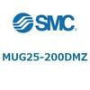 MUG25-200DMZ プレートシリンダ/複動：片ロッド MUシリーズ MUG25 SMC 52795129
